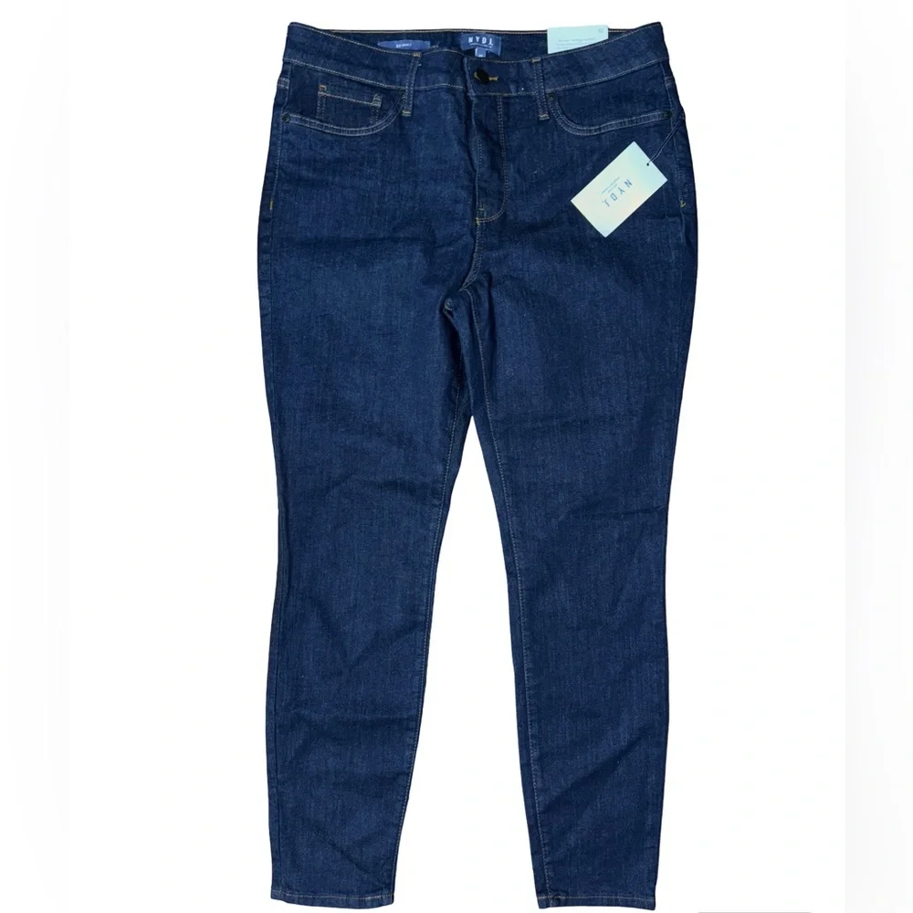 NYDJ Skinny Jeans Blue Lift Tuck Large